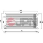 JPN Kondensator, Klimaanlage 60C9113-JPN JPN Kondensator, Klimaanlage 60C9113-JPN