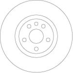 Bremsscheibe Peugeot P. 807/C8 DF4257 Bremsscheibe Peugeot P. 807/C8 DF4257