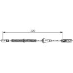 Handbremsseil 1987482887 Handbremsseil 1987482887