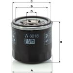 Mann & Hummel Ölfilter PKW W 6018 Mann & Hummel Ölfilter PKW W 6018