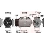 Van Wezel Klimakompressor 1800K416 Van Wezel Klimakompressor 1800K416