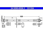 ATE Bremsschlauch 24.5295-0526.3