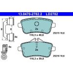 ATE Bremsbelagsatz Mercedes-Benz Hinterachse W166/C292/X166 2, 1-4, 7 11- Keramik 13.0470-2782.2 ATE Bremsbelagsatz Mercedes-Benz Hinterachse W166/C292/X166 2, 1-4, 7 11- Keramik 13.0470-2782.2