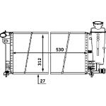 MAHLE Kühler, Motorkühlung CR 467 000S MAHLE Kühler, Motorkühlung CR 467 000S