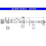 ATE Bremsschlauch 24.5241-0720.3 ATE Bremsschlauch 24.5241-0720.3