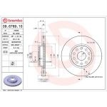 Brembo Bremsscheibe Vorderachse 09.6769.10 Brembo Bremsscheibe Vorderachse 09.6769.10