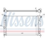 Nissens Wasserkühler PKW 68002A Nissens Wasserkühler PKW 68002A