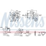 NISSENS Turbolader 93480 NISSENS Turbolader 93480