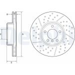 Delphi Bremsscheibe BG9234C Delphi Bremsscheibe BG9234C