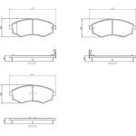 P 30 097 BREMBO Bremsbelagsatz, Scheibenbremse P 30 097 P 30 097 BREMBO Bremsbelagsatz, Scheibenbremse P 30 097