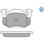 Bremsbelagsatz Renault P. Rapid 1.0 86-92 Mit Sensor 025 210 9615/W Bremsbelagsatz Renault P. Rapid 1.0 86-92 Mit Sensor 025 210 9615/W