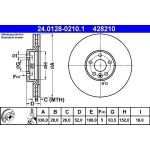 Bremsscheibe Volvo P. S60/S80/V70/Xc70 07 24.0128-0210.1 Bremsscheibe Volvo P. S60/S80/V70/Xc70 07 24.0128-0210.1