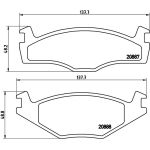 BREMBO Bremsklötze VA P 85 012 BREMBO Bremsklötze VA P 85 012