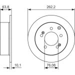 Bremsscheibe 0 986 479 061 Bremsscheibe 0 986 479 061