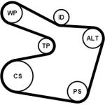 Continental CTAM Timing-Kit 6PK1538WP2 Continental CTAM Timing-Kit 6PK1538WP2