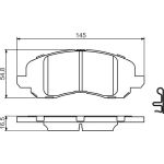 Bosch Bremsbelagsatz 0 986 494 575 Bosch Bremsbelagsatz 0 986 494 575
