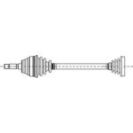 CIFAM Antriebswelle 655-357 CIFAM Antriebswelle 655-357