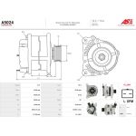 A5024 AS-PL Lichtmaschine (Generator) A5024 A5024 AS-PL Lichtmaschine (Generator) A5024
