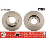 TRW Bremsscheibe DF4924S TRW Bremsscheibe DF4924S