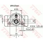 TRW Bremsrolle BWD103 TRW Bremsrolle BWD103