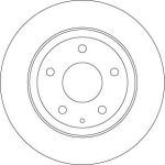 83 482 046 Bremsscheibe HA DF8115