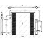 Kondensator, Klimaanlage 350048 Kondensator, Klimaanlage 350048