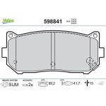 Valeo Bremsbelagsatz 598841 Valeo Bremsbelagsatz 598841