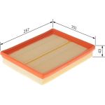 Luftfilter F 026 400 301 Luftfilter F 026 400 301
