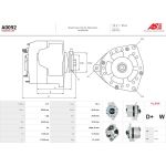 A0092 AS-PL Lichtmaschine (Generator) A0092