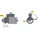 Bosch Starter 0 986 014 350 Bosch Starter 0 986 014 350