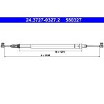 ATE Handbremsseil 24.3727-0327.2 ATE Handbremsseil 24.3727-0327.2