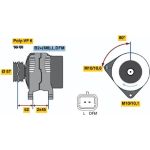Bosch Generator 0121715101 Bosch Generator 0121715101