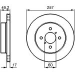 Bremsscheibe VA 0 986 478 984 Bremsscheibe VA 0 986 478 984