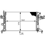 MAHLE Kühler, Motorkühlung CR 389 000P MAHLE Kühler, Motorkühlung CR 389 000P