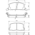 0 986 494 412 Bosch Bremsbelagsatz 0 986 494 412 0 986 494 412 Bosch Bremsbelagsatz 0 986 494 412