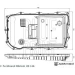 ADBP210047 BLUE PRINT Hydraulikfilter, Automatikgetriebe ADBP210047