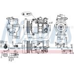 Nissens Klimakompressor PKW 890764 Nissens Klimakompressor PKW 890764