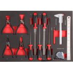 Rooks GARAGE Werkzeugschrank – Mit 161 hochwertigen Werkzeugen