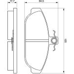 Bosch Bremsbelagsatz 0 986 467 400 Bosch Bremsbelagsatz 0 986 467 400
