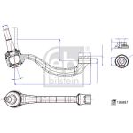 185887 febi Spurstangenkopf 185887 185887 febi Spurstangenkopf 185887