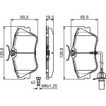 Bosch Bremsbelagsatz 0 986 424 672 Bosch Bremsbelagsatz 0 986 424 672
