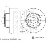 BLUE PRINT Bremsscheibe ADBP430012 BLUE PRINT Bremsscheibe ADBP430012