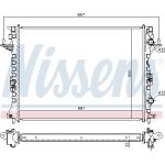 Nissens Wasserkühler PKW 637638 Nissens Wasserkühler PKW 637638