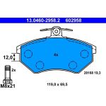 Bremsbelagsatz Vw P. Caddy/Golf/Passat/Vento 88-04 13.0460-2958.2 Bremsbelagsatz Vw P. Caddy/Golf/Passat/Vento 88-04 13.0460-2958.2