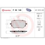 BREMBO Bremsklötze HA P 50 148 BREMBO Bremsklötze HA P 50 148