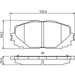 Bosch Bremsbelagsatz 0 986 494 770