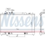Nissens Wasserkühler PKW 62465A Nissens Wasserkühler PKW 62465A