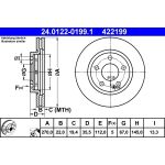 Bremsscheibe 24.0122-0199.1