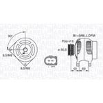 Magneti Marelli Lichtmaschine 063731542010 Magneti Marelli Lichtmaschine 063731542010