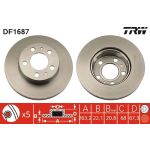 TRW Bremsscheibe DF1687 TRW Bremsscheibe DF1687